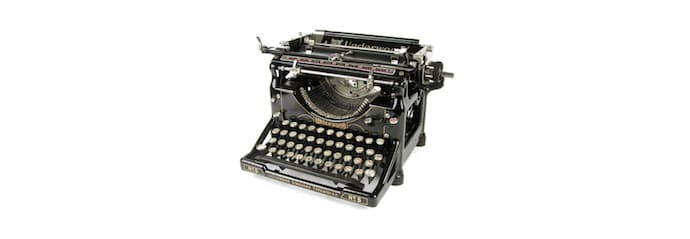 machine à écrire trendemic